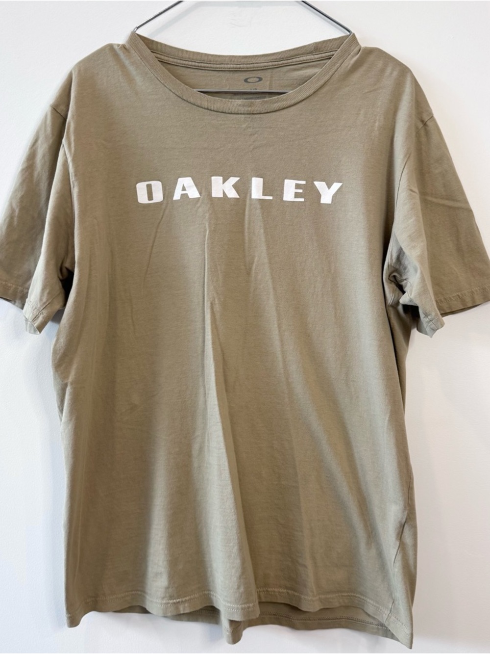 🛍️4 for 20$ / Oakley Short Sleeve Logo Tee / Beige / L